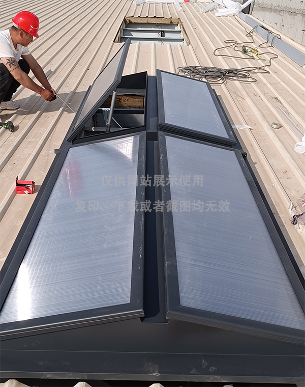 兰州王老吉生产车间永安坝街道排烟天窗