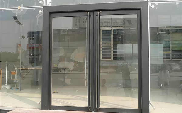 永安坝街道玻璃地弹门