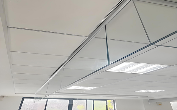 永安坝街道玻璃挡烟垂壁