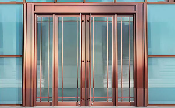 永安坝街道玻璃地弹门