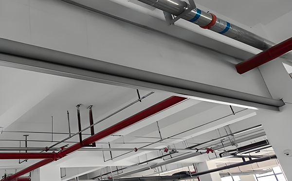 永安坝街道防火布挡烟垂壁