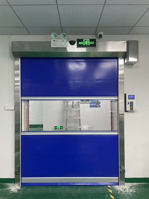 永安坝街道快速永安坝街道卷帘门在冷链物流仓储区的应用实践